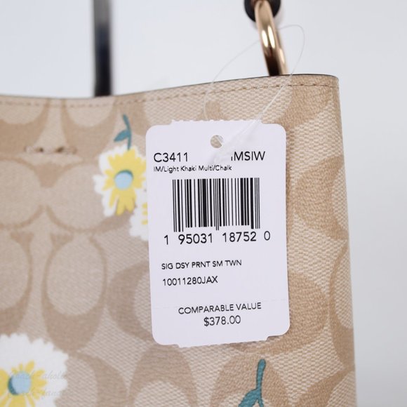 NWT Coach Small Town Bucket Bag with Daisy Print - Picture 9 of 12